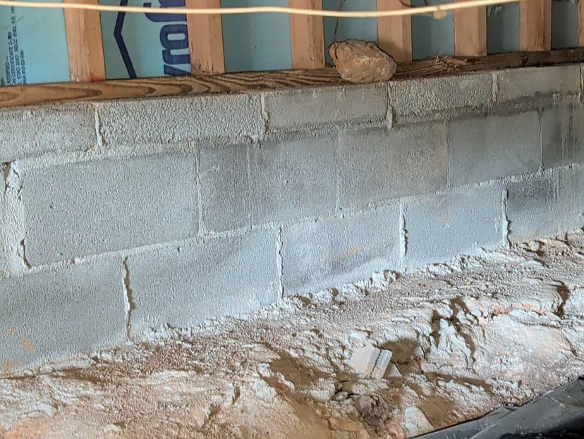 Foundation damage inspection detail